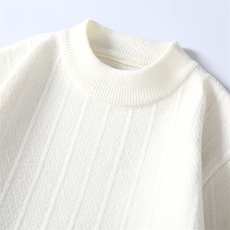 8777-P382025年秋冬新款圆领毛衣男时尚长袖针织衫，男装针织衫/毛衣，电商A113