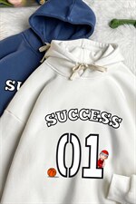 WY2205-P35加绒款-P40纯棉连帽卫衣男大码运动帽衫宽松薄，男装卫衣，电商A040