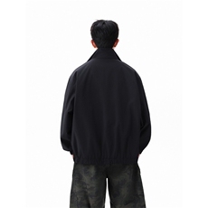 得物二开2025秋装撞色双拉头拉链夹克运动户外薄外套JK005-特P52，男装夹克，电商042