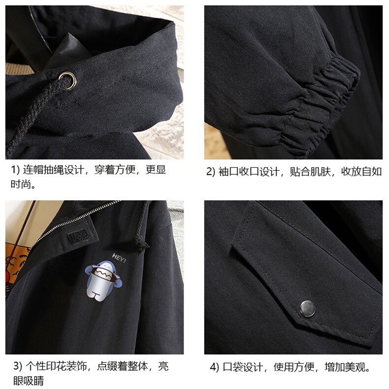 JK41167-P85加棉款-P115纯棉连帽夹克男士大码工装夹克男砖墙,男装夹克,电商A040A