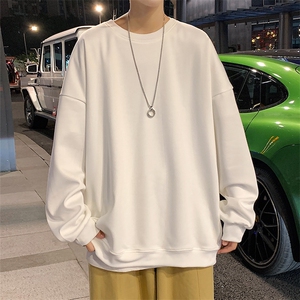 秋季新品男士运动休闲2022青少年港风潮牌纯色百搭卫衣 W417-P20图片