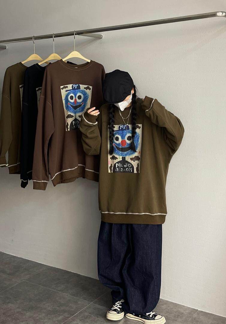 秋季新款卡通卫衣，女装卫衣/绒衫，JIAN.Z 简.站