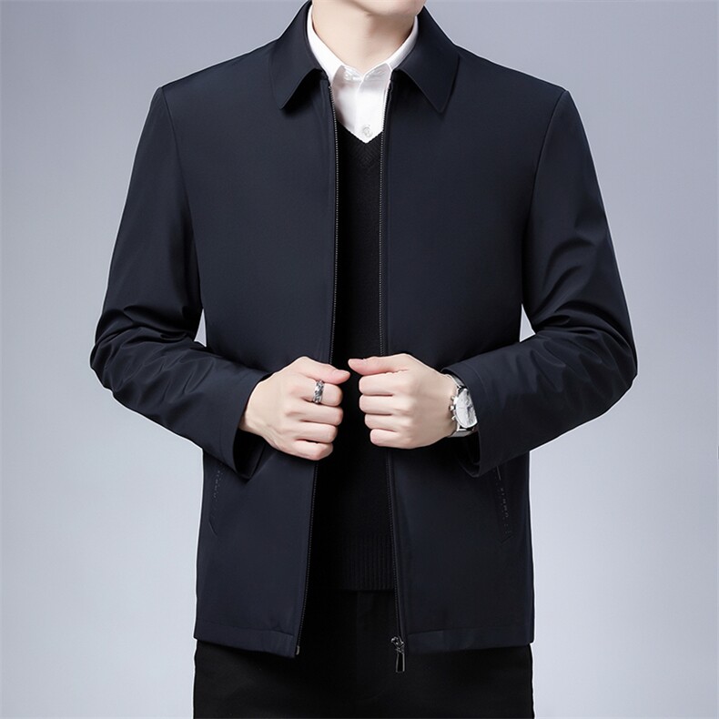 DW-f05冬季男士羽绒服可拆卸内胆外套男装翻领修身白鸭绒P248，男装羽绒服，电商B360