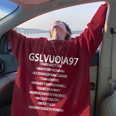 抖音得物供货可提供视频2024秋冬新款重磅美式卫衣DY5708，男装卫衣，电商A486