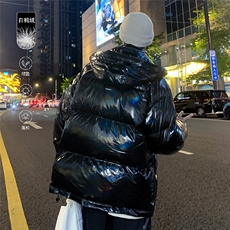 特批港风夜景新款标80白鸭绒连帽羽绒服YR100P165控268，男装羽绒服，电商A247
