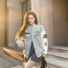 新款美式运动棒球服外套男女春秋款情侣宽松夹克潮牌JK82-P65，男装夹克，星座208-5