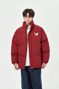 已注册白底直播抖音高品质宽松男羽绒棉面包服棉衣外套M1052P85图片
