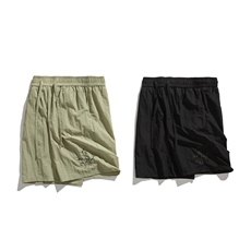 夏季新款风新中式竹子刺绣薄款宽松短裤B315-K24123-特p20控38，男装牛仔裤，电商B315