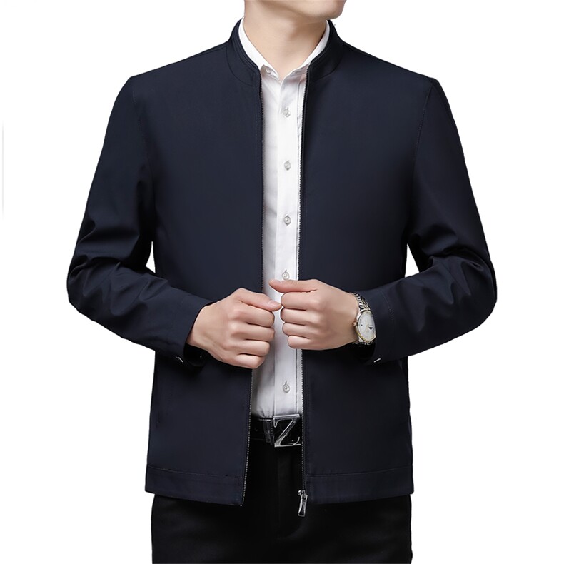 X2118钱塘2020-2中年男士商务休闲简约百搭春秋款夹克外套P125,男装夹克,钱塘207-2