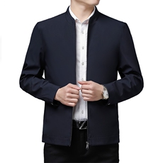 X2118钱塘2020-2中年男士商务休闲简约百搭春秋款夹克外套P125，男装夹克，钱塘207-2