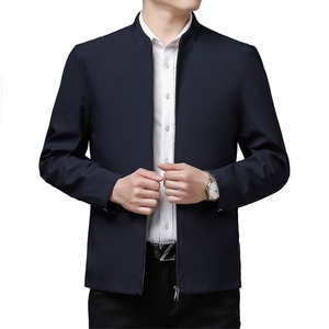 X2118钱塘2020-2中年男士商务休闲简约百搭春秋款夹克外套P125图片