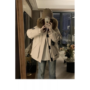 【升级款】派克服工装羽绒棉服oversize面包服外套Y902-P110网图图片