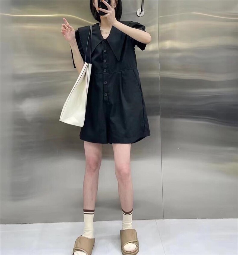 夏季新款海军连体裤，女装连体裤，C&B