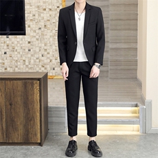 T2201-P1302025秋季时尚男士纯色西服西裤两件套装，男装西服，星座507A（原星座306B-2）
