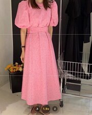 系腰带显瘦连衣裙，女装连衣裙，欧妮卡蒂蔓