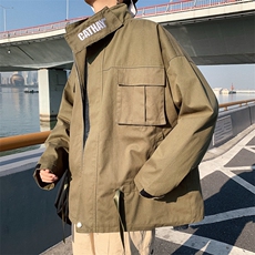 2024春新款男休闲宽松夹克外套JK222-P85控118，男装夹克，电商A132（原电商B245）