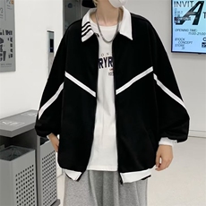 ins港风外套男秋季夹克运动美式棒球服上衣J5087P35，男装夹克，星座1116-2