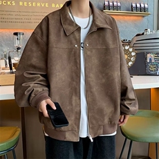 夹克男韩版潮流机车服高街帅气2024秋冬新款ins宽松外套W5349-P78，男装夹克，星座412-2