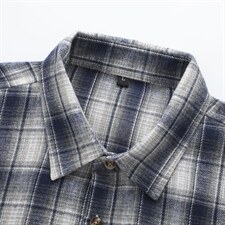 春季新款（跨境电商）格子男女情侣款潮流宽松格纹衬衣，男装衬衫，星座1107-1