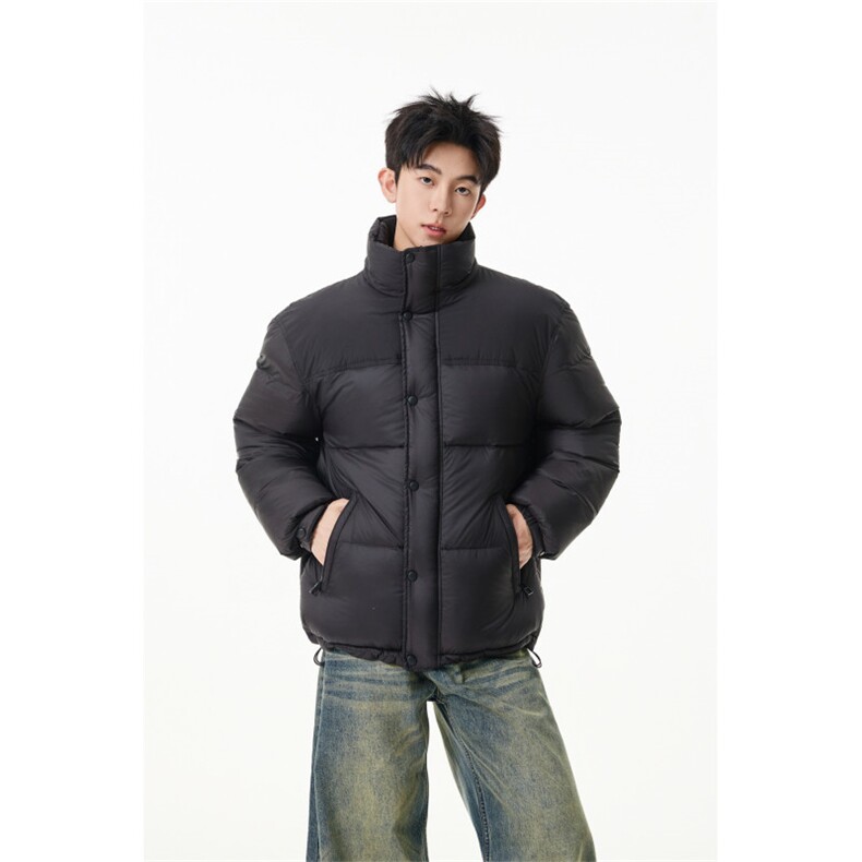 90%绒新标有报告立领撞色韩版宽松羽绒服外套Y988/P350现货,男装羽绒服,星座202