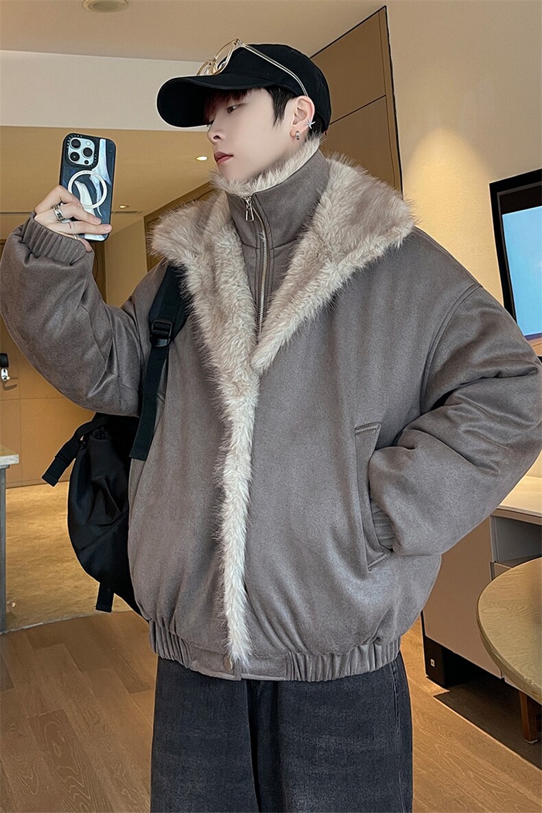 主推冬季假两件座山雕加厚外套潮加厚棉衣XZ102B-1M816-P145,男装棉衣,星座102B-1