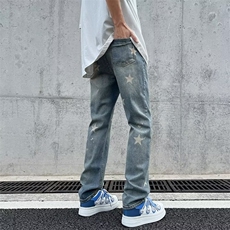 美式牛仔裤男春秋新款休闲直筒裤N756P58，男装牛仔裤，星座1116-2