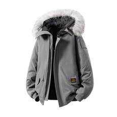 3000件现货可脱卸毛领S-5XL大码涤纶棉衣男MY77917P138控198，男装棉衣，星座226-2