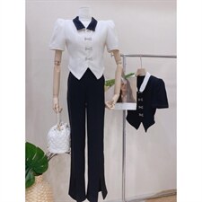 【现货】赫本小香风短袖个性定制版短袖上衣，其它，CHERRY·印