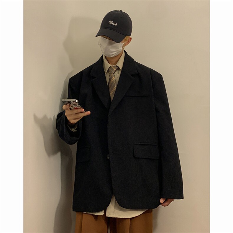 现货WT902-P85控108大码高品质现货灯芯绒印花西装外套,男装西服套装,电商D232