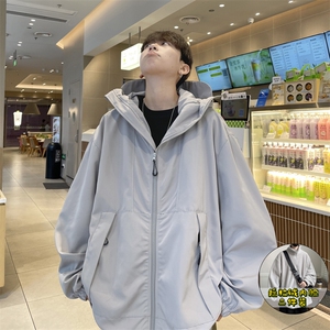 抖音直播！冲锋衣防风防水三合一外套夹克男两件套 XH36SHY-P97图片