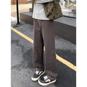 美式高街cleanfit直筒休闲裤男复古百搭显瘦长裤子K6602特P40图片