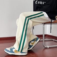 腰包边2024秋季宽松运动束脚休闲裤男227-2*K50*P60控78，男装休闲裤，星座227-2