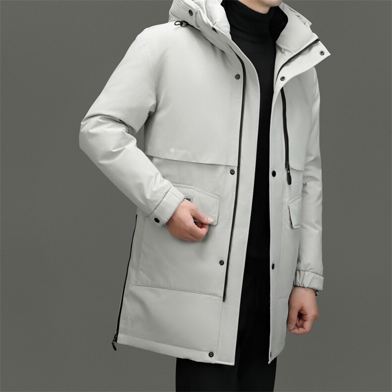 DF8810钱塘2020-2时尚休闲冬季厚款中年男士简约羽绒服P415,男装羽绒服,钱塘207-2
