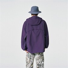 UPF50+有报告凉感轻薄透气宽松大码潮流防晒服DQC657-P48，男装防晒衣，电商B306