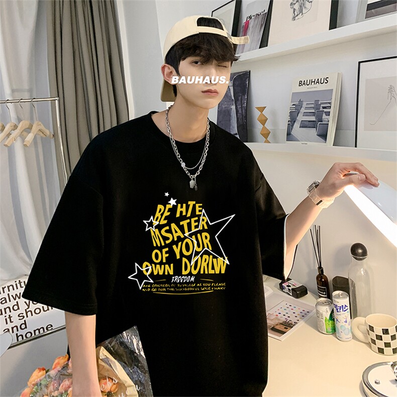 量大优供视频220克美式短袖t恤T2896得物直播有280克品质,男装T恤,电商A486