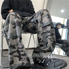 抖音品质潮流宽松防水迷彩机能百搭冲锋裤B315-K24016-P50控68，男装休闲裤，电商B315