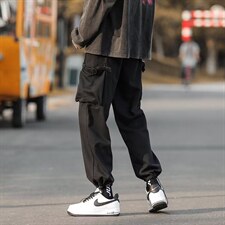 男秋季新款港风休闲裤纯工装裤K721P42，男装休闲裤，星座1116-2