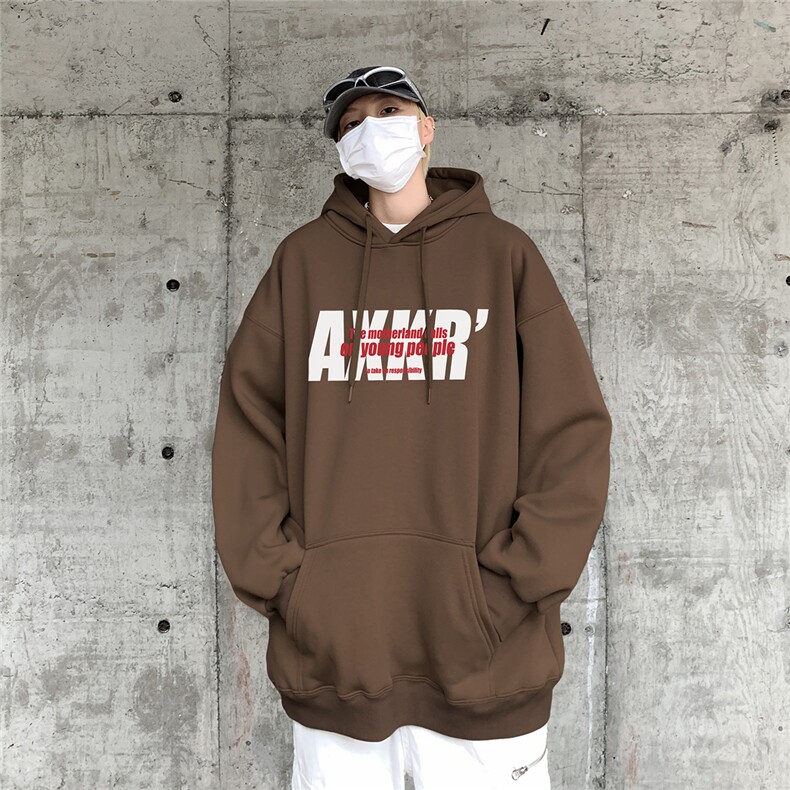 冬装新品宽松连帽加厚卫衣XZ203-W657加绒-P58,男装卫衣,星座203