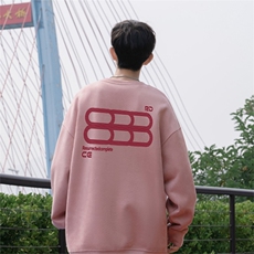 抖音品质秋季新款美式潮牌设计仿棉圆领卫衣wycm7421-特批28控49，男装卫衣，星座605(原A050)