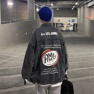 2025秋装新款男士大码牛仔夹克男女百搭牛仔外套 JK777-P68图片