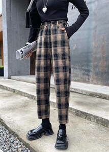 羊绒格子l图片