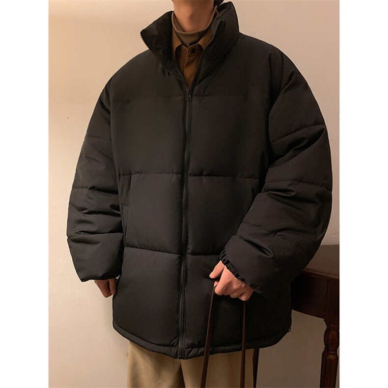 光版二开立领棉衣男加厚棉袄棉服潮流潮A266-P03-P30特批黑色P35,男装棉衣,电商A266