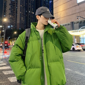 港风潮牌新款可拆卸袖子立领棉服潮流保暖棉衣M087-P105控159图片