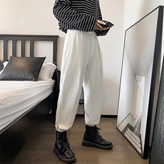 春季休闲西裤卫裤潮牌hiphop束脚小西裤男炸街潮男宽松K2131-P36，男装休闲裤，星座512-2