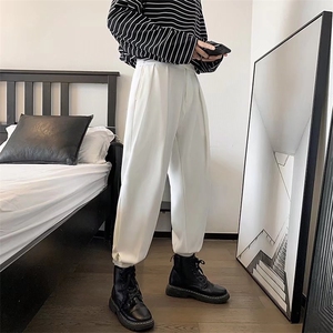 春季休闲西裤卫裤潮牌hiphop束脚小西裤男炸街潮男宽松 K2131-P36图片