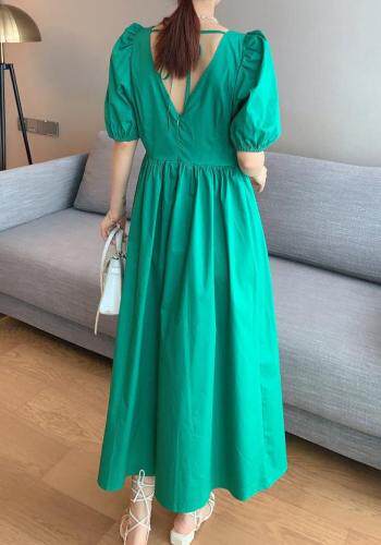 长款连衣裙，女装连衣裙，露彩