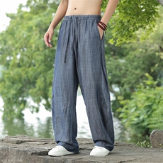 风天丝亚麻松弛感透气休闲牛仔裤星座815-8602p85，男装牛仔裤，星座815（原A203）
