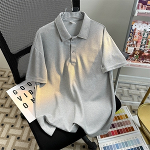PL9001-P20-控39-大量现货POLO衫男短袖T恤潮牌纯色翻领透气网眼图片