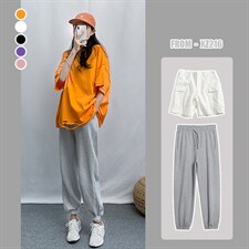 216-T624-P282025夏破洞短袖T恤落肩袖宽松oversize，男装T恤，星座716