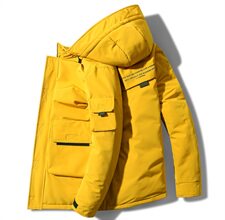 2020电商B247冬季新款男士羽绒服中长款户外工装外套MY059，男装羽绒服，电商B247